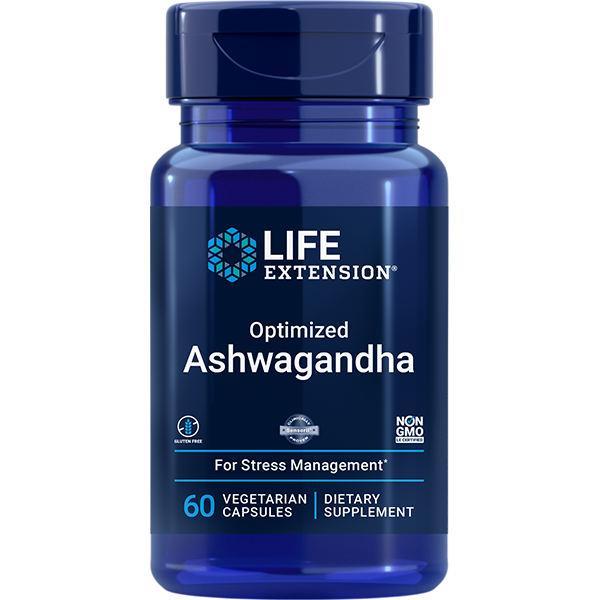 Optimized Ashwagandha 60 capsules Life Extension - Premium Vitamins & Supplements from Life Extension - Just $7.99! Shop now at Nutrigeek