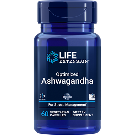 Optimized Ashwagandha 60 capsules Life Extension - Premium Vitamins & Supplements from Life Extension - Just $7.99! Shop now at Nutrigeek