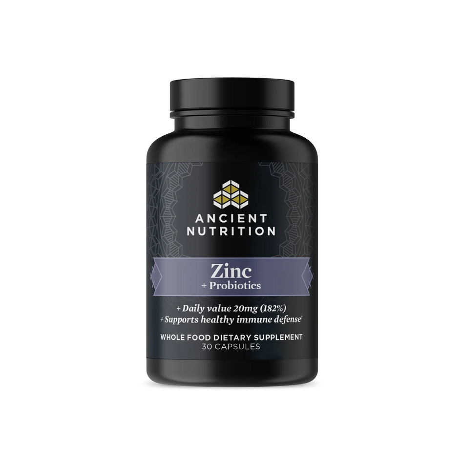 Zinc + Probiotics 30 capsules Ancient Nutrition