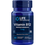 Vitamin B12 Methylcobalamin 5mg 60 lozenges Life Extension - Premium Vitamins & Supplements from Life Extension - Just $24.99! Shop now at Nutrigeek
