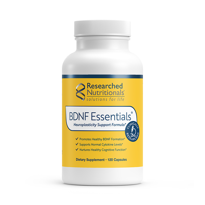 BDNF Essentials® 120 capsules Researched Nutritionals - Nutrigeek