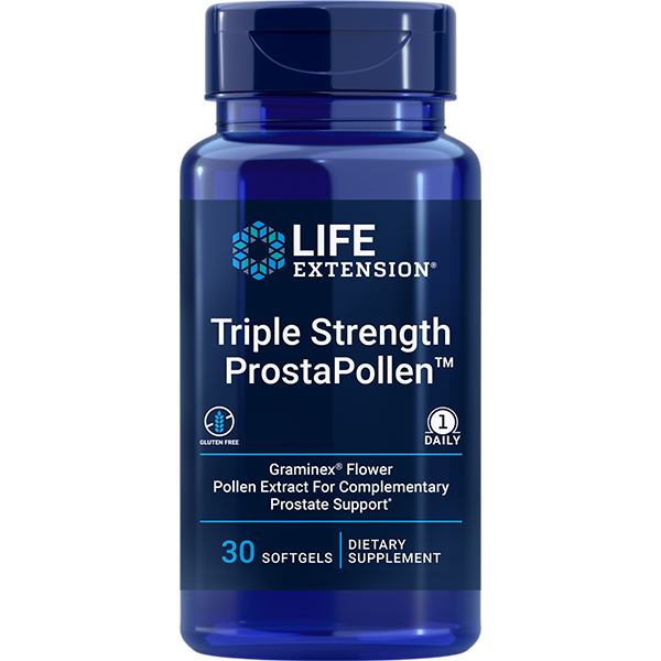 Triple Strength ProstaPollen™ 30 Softgels Life Extension - Premium Vitamins & Supplements from Life Extension - Just $21.99! Shop now at Nutrigeek