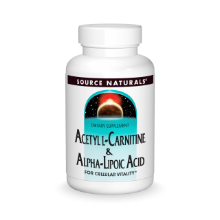Acetyl L-Carnitine & Alpha-Lipoic Acid 60 tablets Source Naturals - Premium Vitamins & Supplements from Source Naturals - Just $34.99! Shop now at Nutrigeek