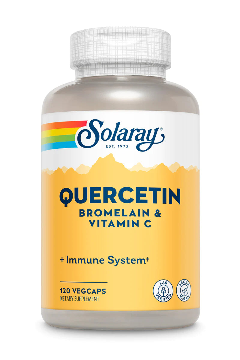 QBC Plex Quercetin & Bromelain + Vitamin C 120 capsules Solaray