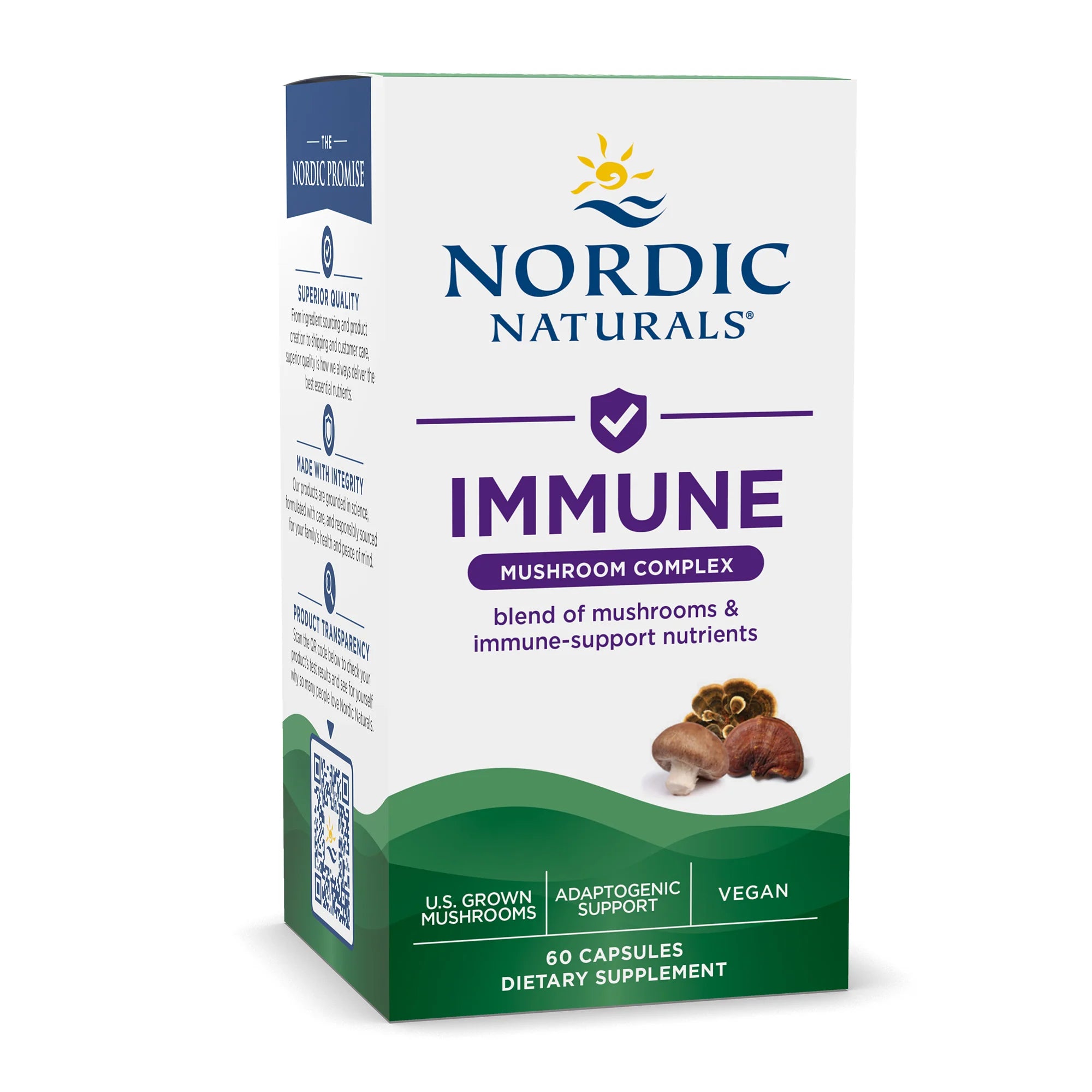 Immune Mushroom Complex 60 Capsules Nordic Naturals - Nutrigeek