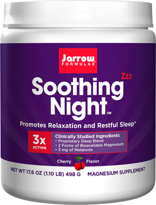 Soothing Night Magnesium 17.6 oz (498g) Jarrow Formulas - Premium Vitamins & Supplements from Jarrow Formulas - Just $26.99! Shop now at Nutrigeek