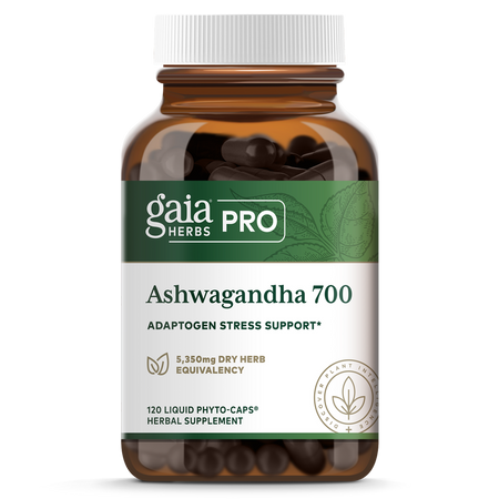 Ashwagandha 700 120 capsules Gaia Herbs - Premium Vitamins & Supplements from Gaia Herbs - Just $40.99! Shop now at Nutrigeek