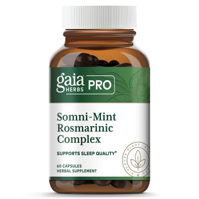 Somni-Mint Rosmarinic Complex 60 capsules Gaia Herbs - Premium Vitamins & Supplements from Gaia Herbs - Just $38.99! Shop now at Nutrigeek