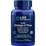 Super Omega-3 Plus EPA/DHA Fish Oil, 120 caps Sesame Lignans, Olive Extract, Krill & Astaxanthin Life Extension - Premium Vitamins & Supplements from Life Extension - Just $37.99! Shop now at Nutrigeek