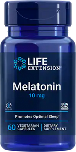 Melatonin 10 mg 60 capsules Life Extension - Nutrigeek