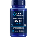 Super Ubiquinol CoQ10 100 mg 60 softgels Life Extension - Premium Vitamins & Supplements from Life Extension - Just $43.99! Shop now at Nutrigeek