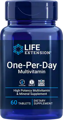 One-Per-Day Multivitamin 60 tablets Life Extension - Nutrigeek