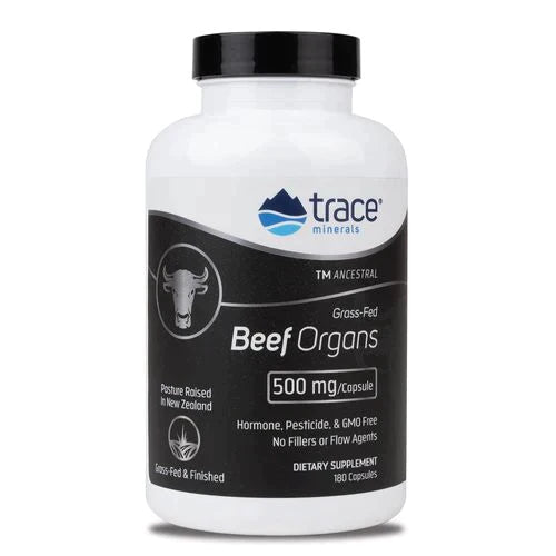 Beef Organs 180 capsules Trace Minerals Research - Premium Vitamins & Supplements from Trace Minerals Research - Just $39! Shop now at Nutrigeek