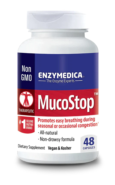 MucoStop™ capsules Enzymedica - Premium Vitamins & Supplements from Enzymedica - Just $36.99! Shop now at Nutrigeek