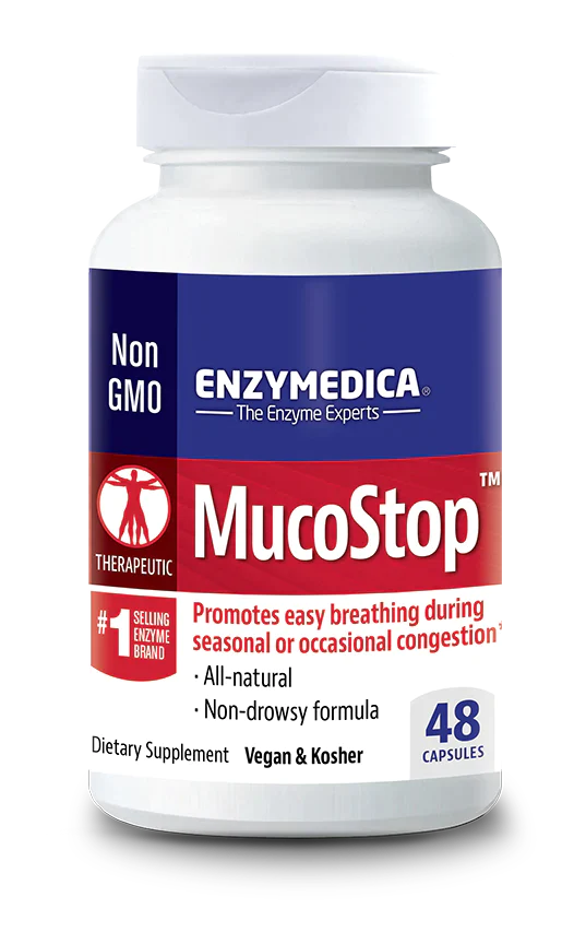 MucoStop™ capsules Enzymedica - Premium Vitamins & Supplements from Enzymedica - Just $36.99! Shop now at Nutrigeek