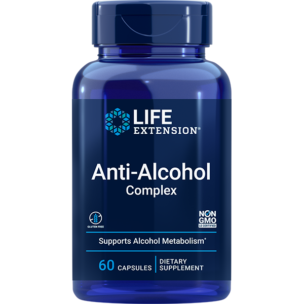 Anti-Alcohol w/Hepato Protection Complex 60 capsules Life Extension - Premium Vitamins & Supplements from Life Extension - Just $16.99! Shop now at Nutrigeek