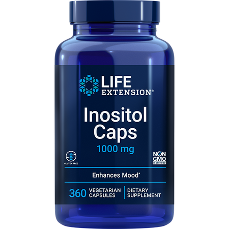 Inositol Caps 1000 mg, 360 vegetarian capsules Life Extension - Premium Vitamins & Supplements from Life Extension - Just $48.99! Shop now at Nutrigeek