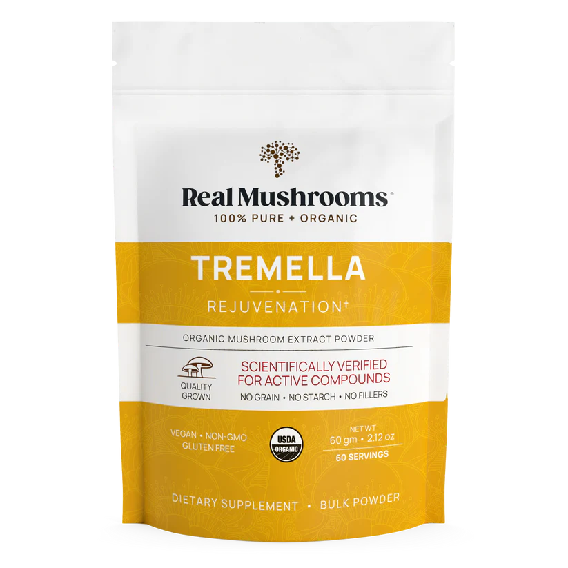 Tremella Organic 2.12 oz (60 gm) Extract Powder Real Mushrooms