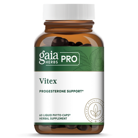 Vitex Progesterone Support 60 capsules Gaia Herbs - Premium Vitamins & Supplements from Gaia Herbs - Just $22.99! Shop now at Nutrigeek