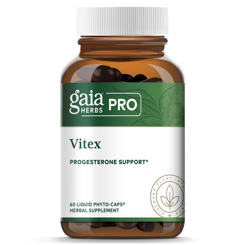 Vitex Progesterone Support 60 capsules Gaia Herbs - Premium Vitamins & Supplements from Gaia Herbs - Just $22.99! Shop now at Nutrigeek