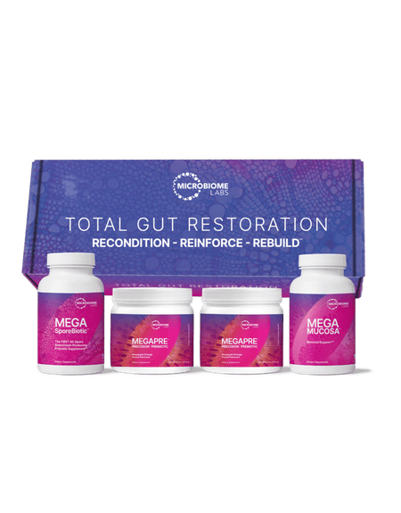 Total Gut Restoration Kit 4 (MP Powder MM Caps) Microbiome Labs - Nutrigeek
