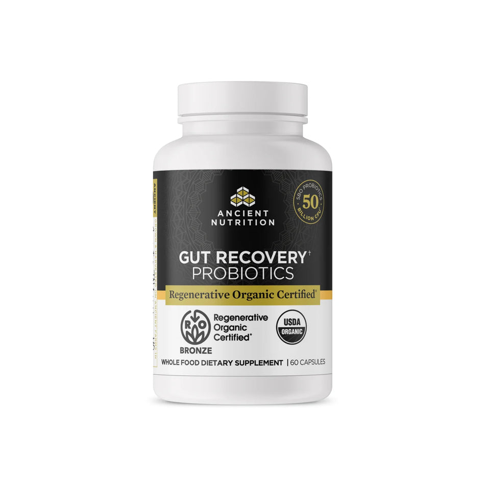 Gut Recovery Probiotics 60 capsules Regenerative Organic Certified™ Ancient Nutrition