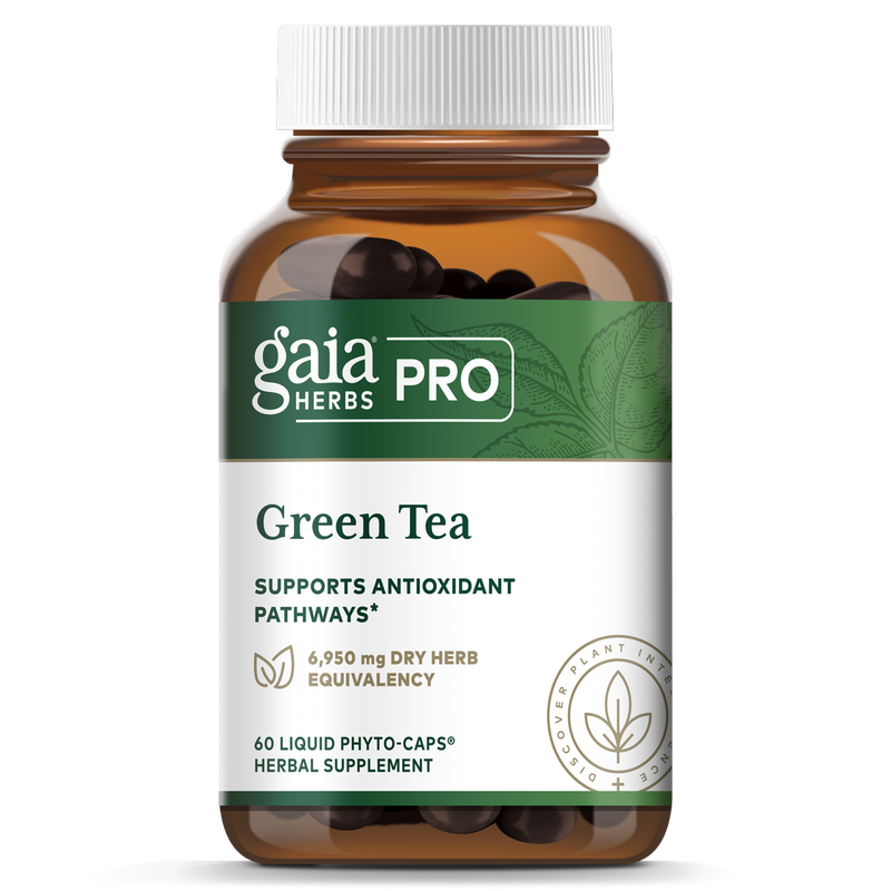 Green Tea 60 capsules Gaia Herbs - Premium Vitamins & Supplements from Gaia Herbs - Just $31.99! Shop now at Nutrigeek