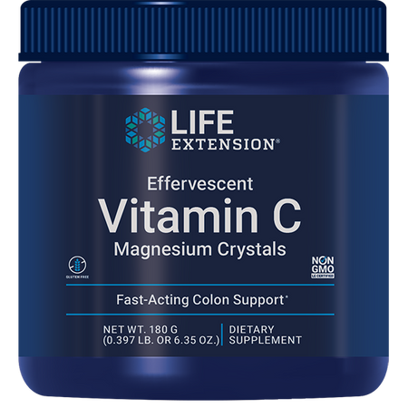 Effervescent Vitamin C Magnesium Crystals 180 Grams Life Extension - Premium Vitamins & Supplements from Life Extension - Just $15.99! Shop now at Nutrigeek