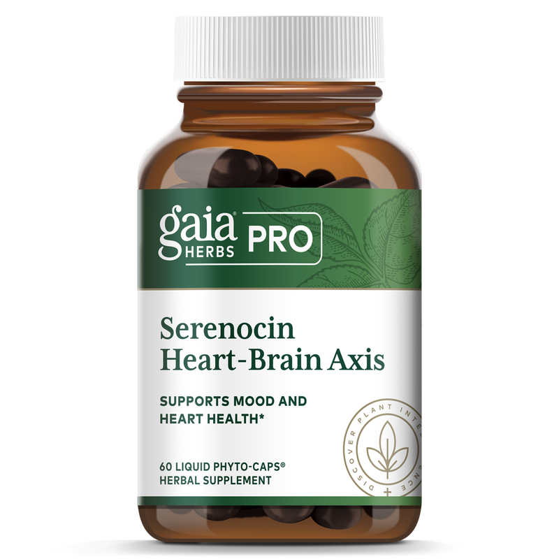 Serenocin Heart-Brain Axis 60 capsules Gaia Herbs - Premium Vitamins & Supplements from Gaia Herbs - Just $38.99! Shop now at Nutrigeek