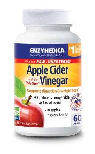 Apple Cider Vinegar capsules Enzymedica - Premium Vitamins & Supplements from Enzymedica - Just $29.99! Shop now at Nutrigeek