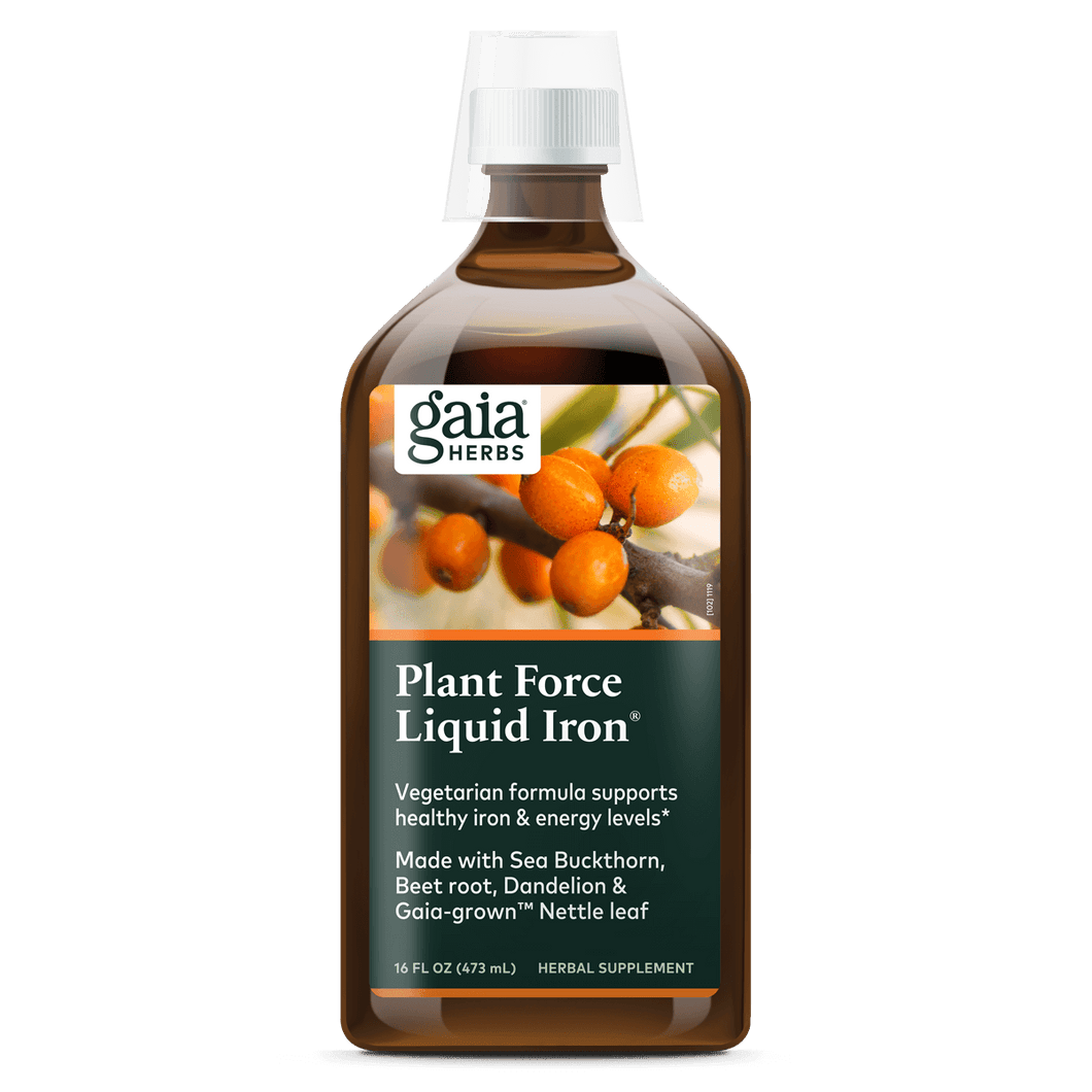 PlantForce Liquid Iron 16 Ounce (473ml) Gaia Herbs - Premium Vitamins & Supplements from Gaia Herbs - Just $47.99! Shop now at Nutrigeek