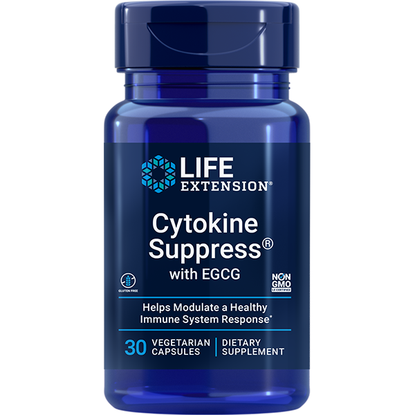 Cytokine Suppress™ with EGCG 30 capsules Life Extension - Premium Vitamins & Supplements from Life Extension - Just $22.99! Shop now at Nutrigeek
