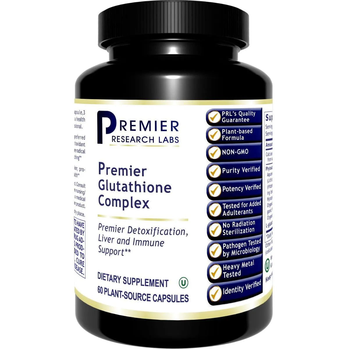 Glutathione Complex 60 capsules Premier Research Labs