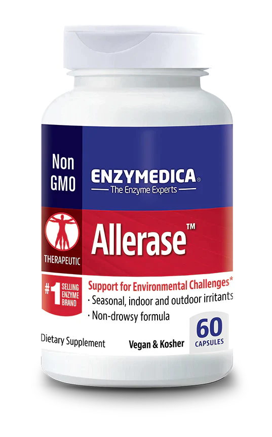 Allerase™ 60 capsules Enzymedica - Premium Vitamins & Supplements from Enzymedica - Just $28.99! Shop now at Nutrigeek