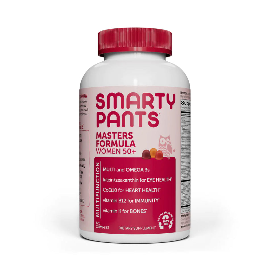 Masters 50+ Women's Formula 120 gummies SmartyPants Vitamins