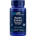 Reishi Extract Mushroom Complex 60 capsules Life Extension - Premium Vitamins & Supplements from Life Extension - Just $22.99! Shop now at Nutrigeek