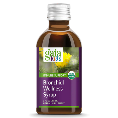 Bronchial Wellness for Kids 3 Ounces (89ml) Gaia Herbs - Premium Vitamins & Supplements from Gaia Herbs - Just $21.99! Shop now at Nutrigeek