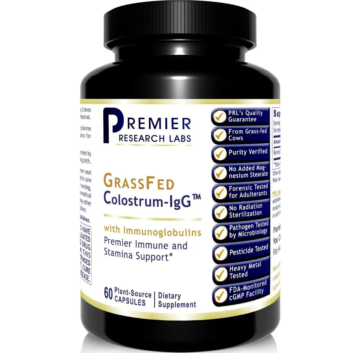 Colostrum-IgG™ 60 capsules Premier Research Labs