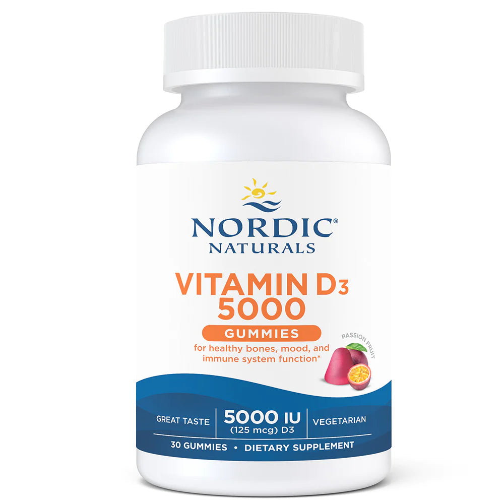 Vitamin D3 5000IU 30 Gummies Nordic Naturals - Nutrigeek