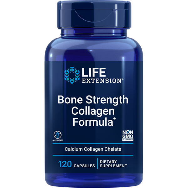 Bone Strength Collagen Formula 120 capsules Life Extension - Premium Vitamins & Supplements from Life Extension - Just $34.99! Shop now at Nutrigeek