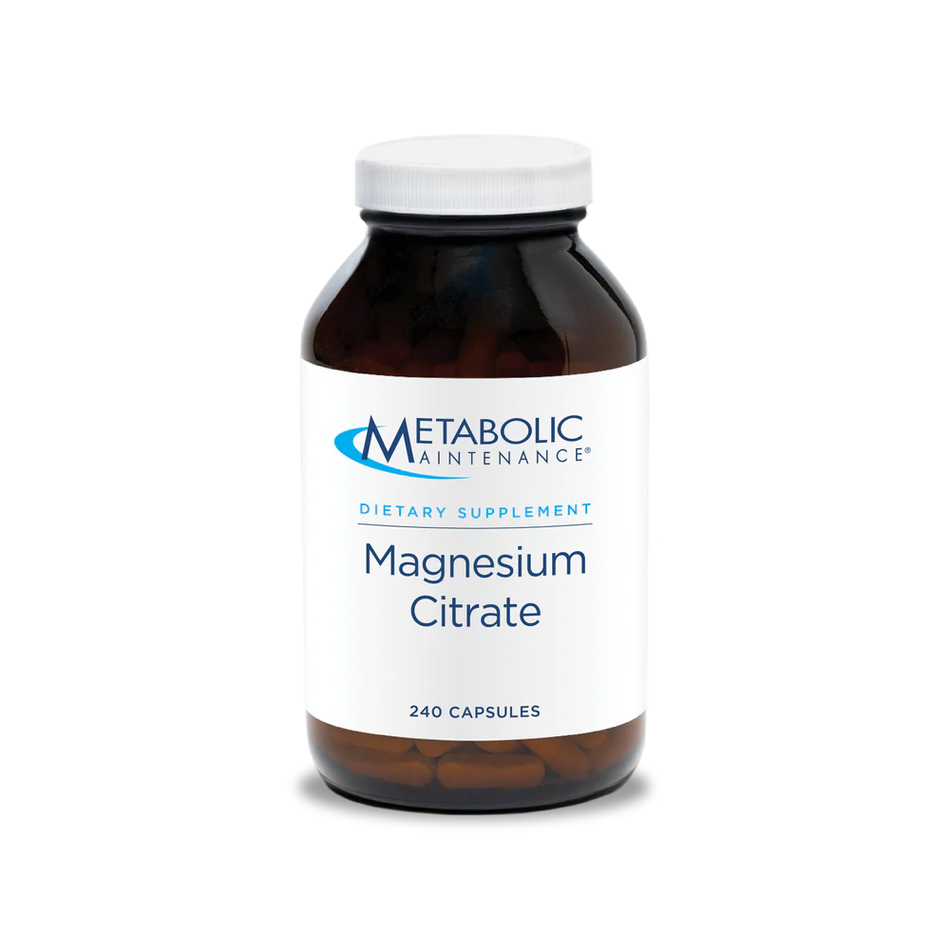 Magnesium Citrate 240 capsules Metabolic Maintenance