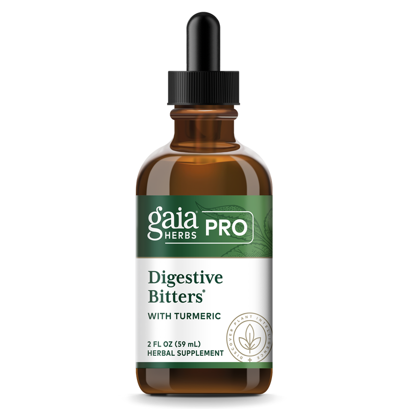 Digestive Bitters with Turmeric 2 ounces (59ml) Gaia Herbs - Premium Vitamins & Supplements from Gaia Herbs - Just $18.99! Shop now at Nutrigeek