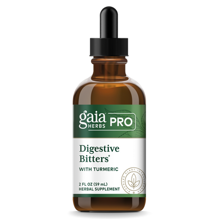 Digestive Bitters with Turmeric 2 ounces (59ml) Gaia Herbs - Premium Vitamins & Supplements from Gaia Herbs - Just $18.99! Shop now at Nutrigeek