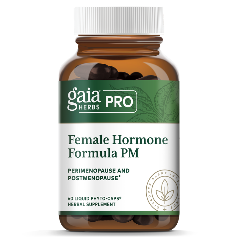 Female Hormone Support PM 60 capsules Gaia Herbs - Premium Vitamins & Supplements from Gaia Herbs - Just $32.99! Shop now at Nutrigeek