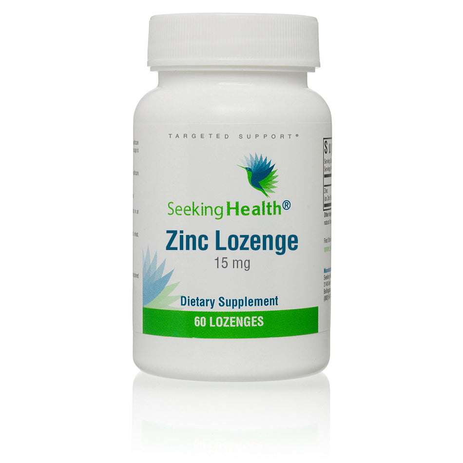 Zinc 60 Lozenges Seeking Health - Premium Vitamins & Supplements from Seeking Health - Just $14.99! Shop now at Nutrigeek