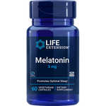 Melatonin 3 mg 60 capsules Life Extension - Premium Vitamins & Supplements from Life Extension - Just $8.99! Shop now at Nutrigeek