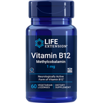 Vitamin B12 Methylcobalamin 1mg 60 lozenges Life Extension - Premium Vitamins & Supplements from Life Extension - Just $7.99! Shop now at Nutrigeek