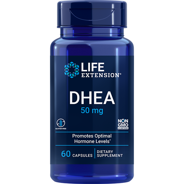 DHEA 50 mg 60 Capsules Life Extension - Premium Vitamins & Supplements from Life Extension - Just $14.99! Shop now at Nutrigeek