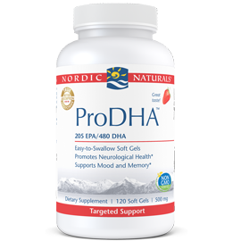 ProDHA 120 Softgels Nordic Naturals - Nutrigeek