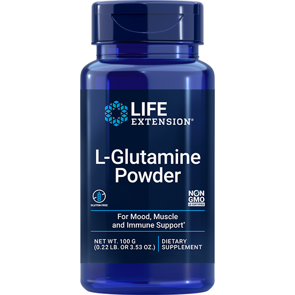 L-Glutamine Powder 100 g Life Extension - Premium Vitamins & Supplements from Life Extension - Just $16.99! Shop now at Nutrigeek